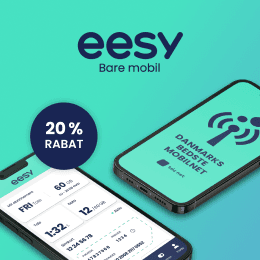 Få 20 % på dit eesy mobilabonnement