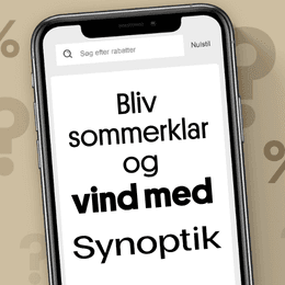 Lige nu! Vind et gavekort på 2.500 kr. til Synoptik